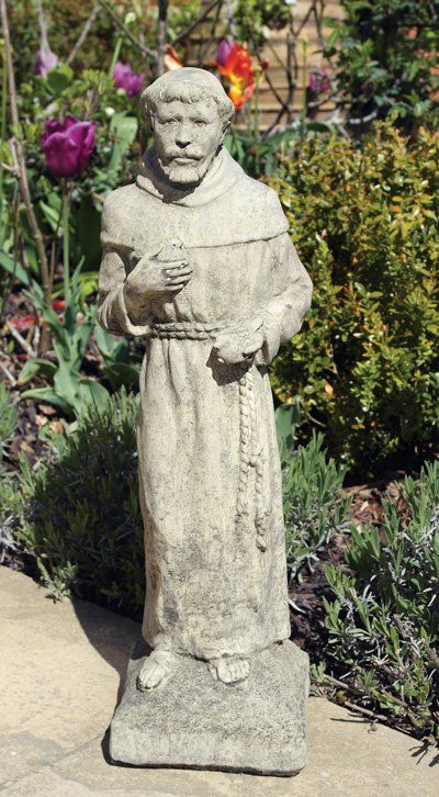 the friar stone garden statue