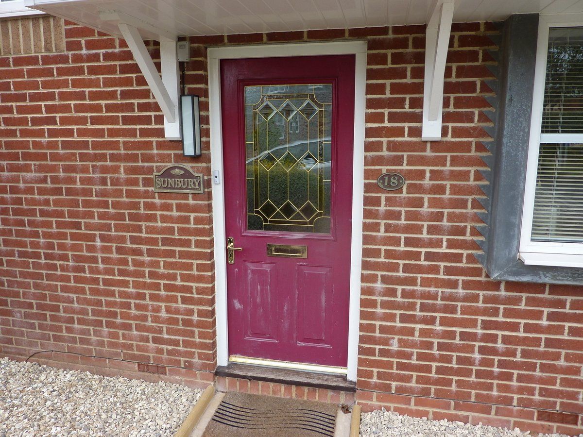 Red composite doors Exmouth