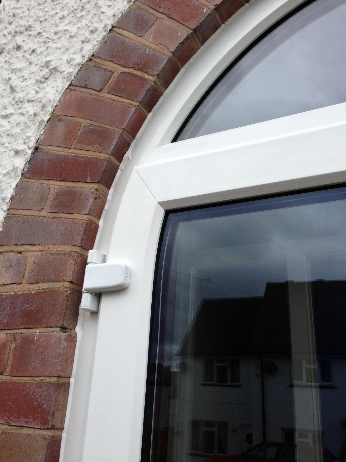 Arched uPVC porch doors Devon