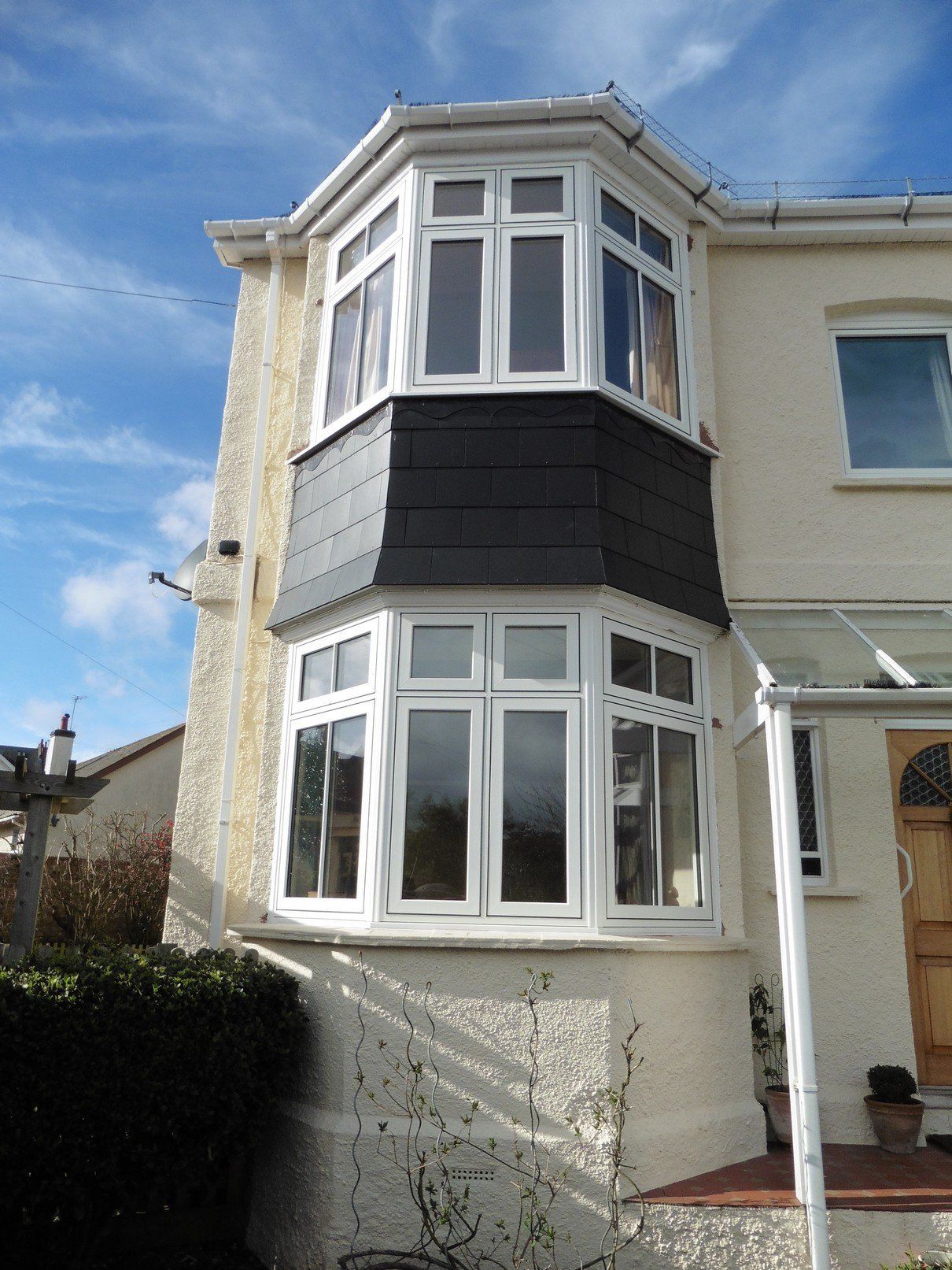 Flush hung uPVC windows Devon