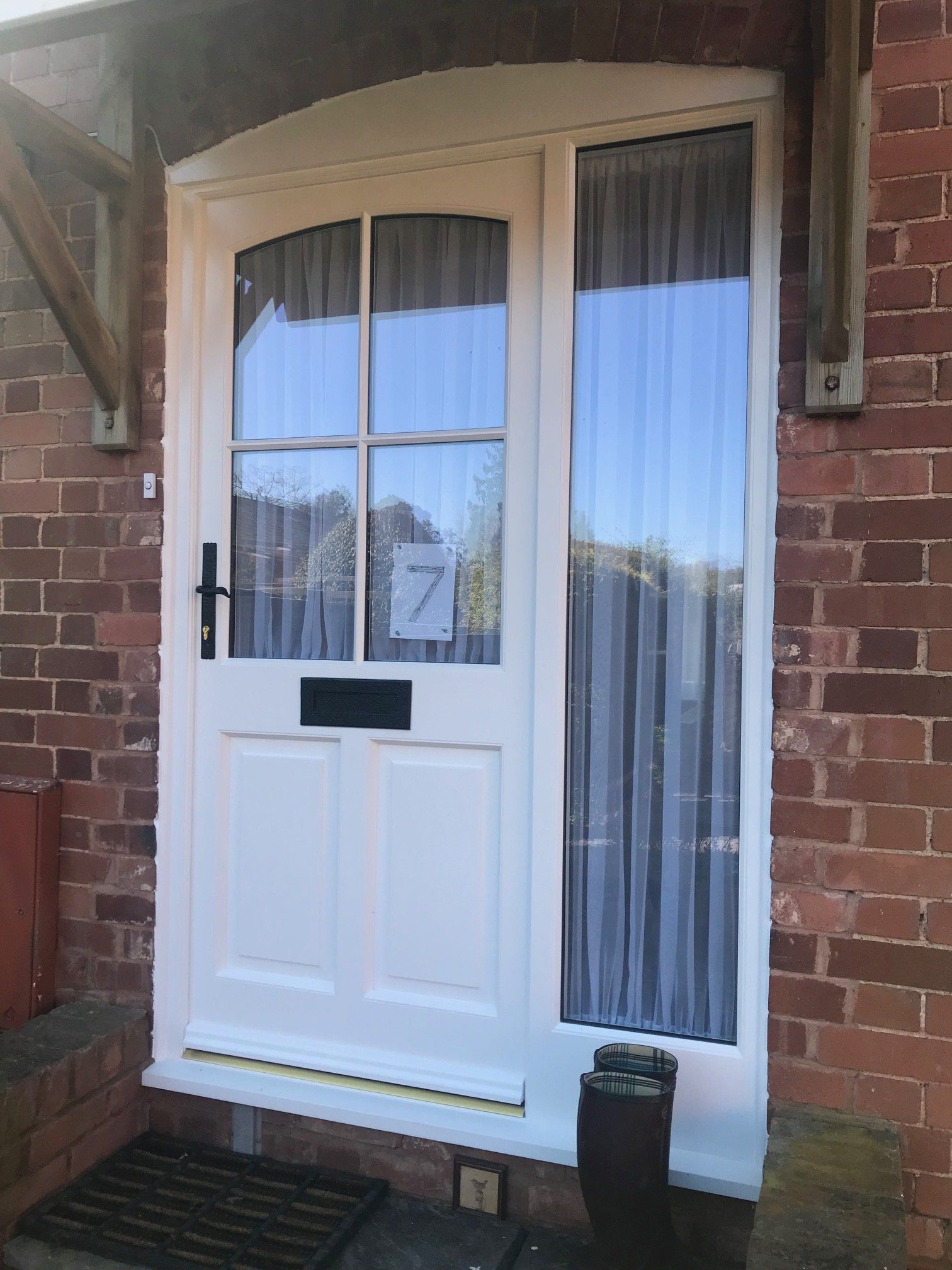 Wooden entrance doors East Devon