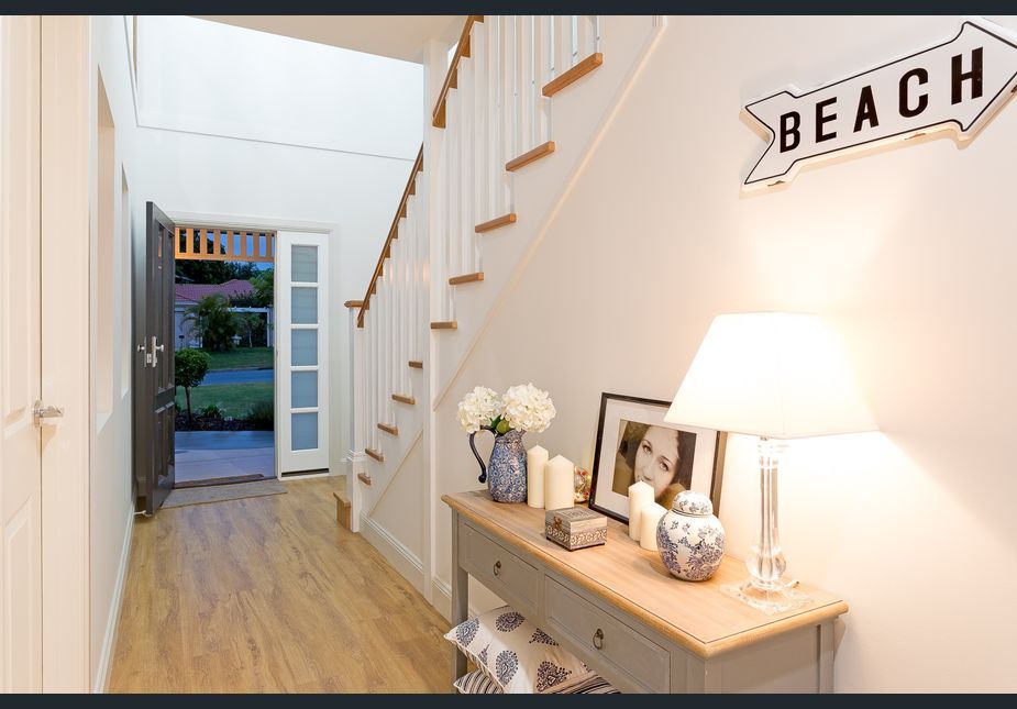 home interior hall and stairway