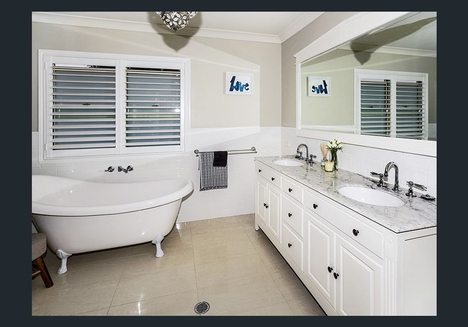 bathtub and sinks