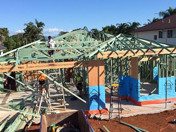 house being built