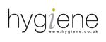 A logo for hygiene is shown on a white background