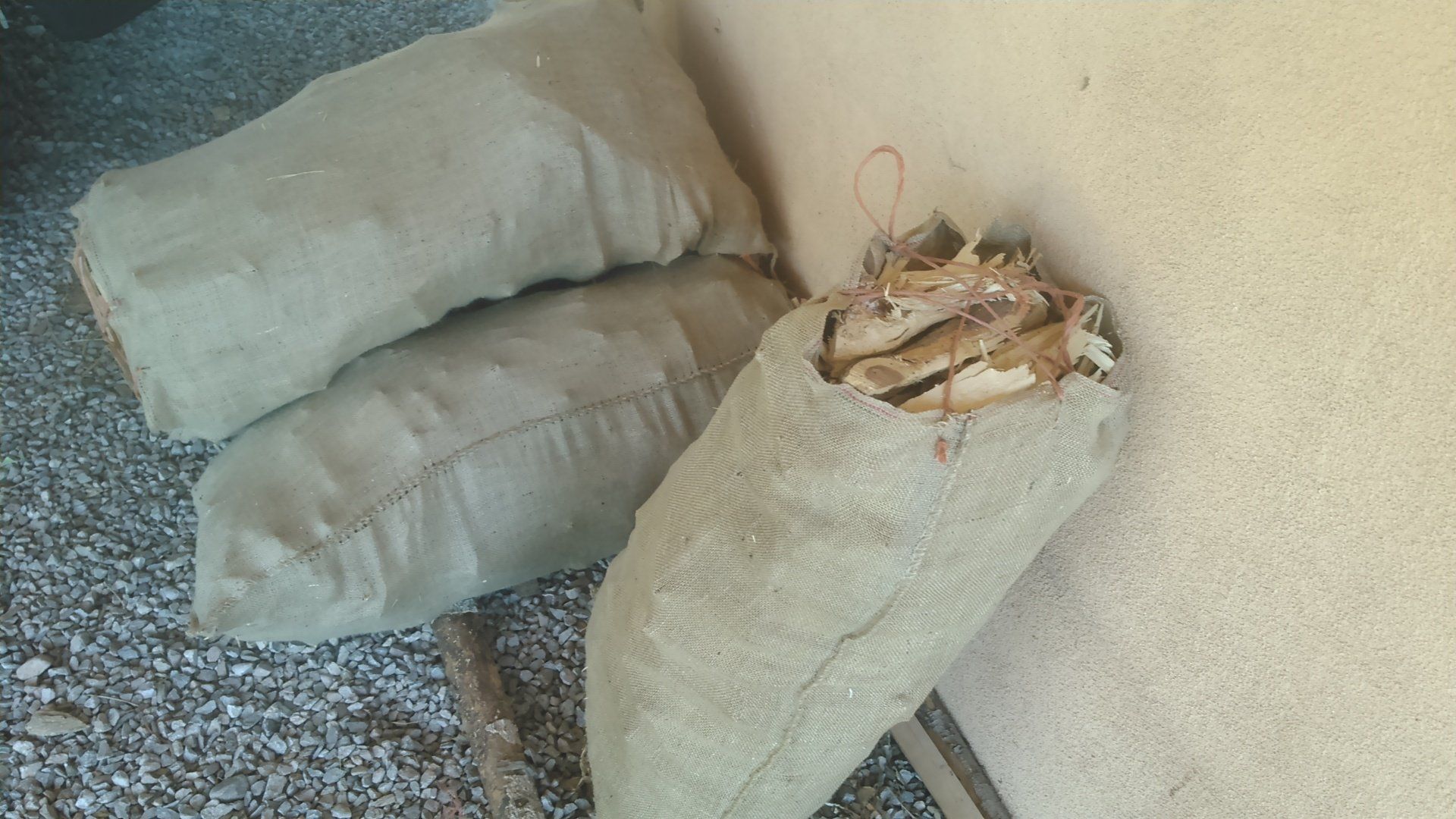 Burlap sacks of kindling - Firewood in Santa Fe, NM