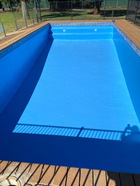 repaired pool
