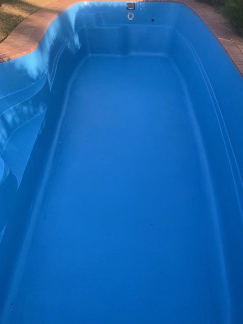 repaired pool