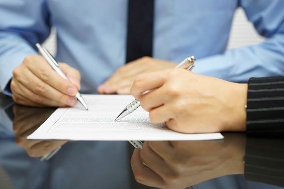 Signing Contract — Legal Services in Melrose, MA