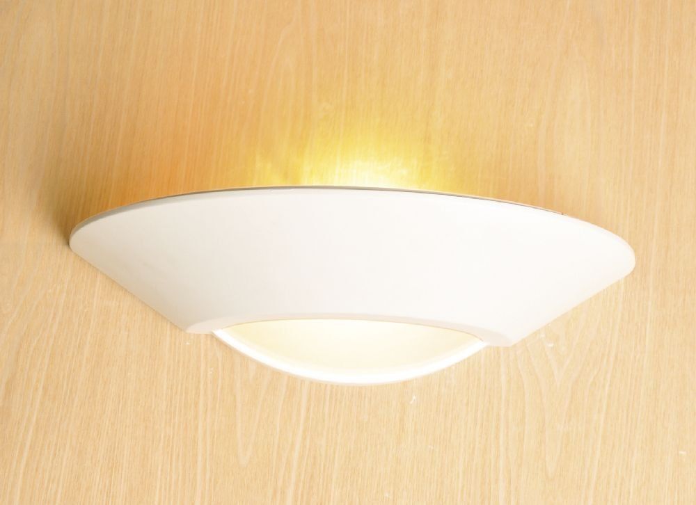 lampada da parete in gesso