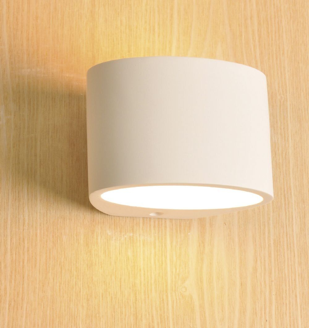 luce per parete da incasso in gesso