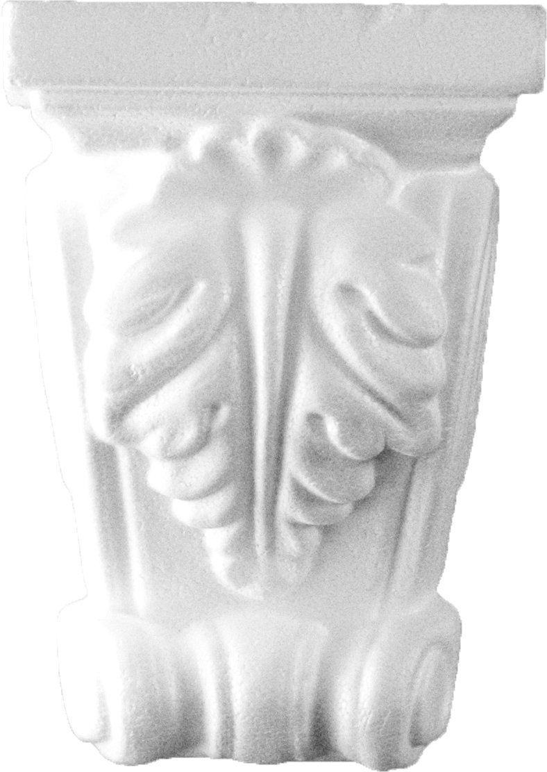 capitello decorativo in polistirene