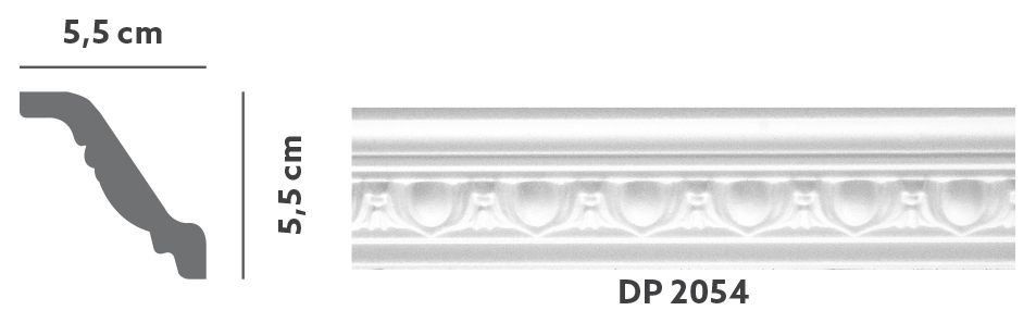 elemento decorativo in polistirene