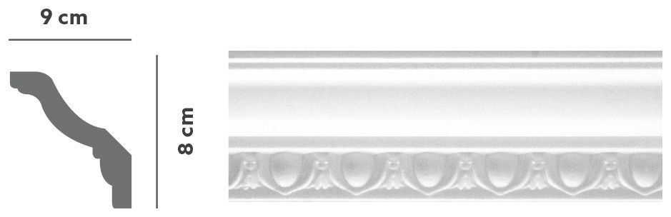 decorazione per pareti e soffitti in polistirene