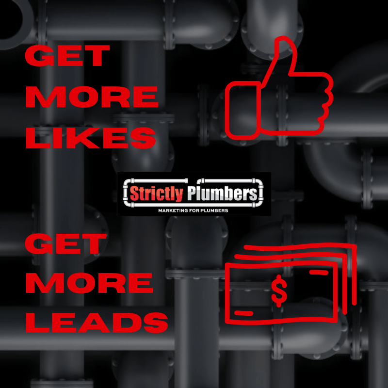 A poster that says get more likes get more leads