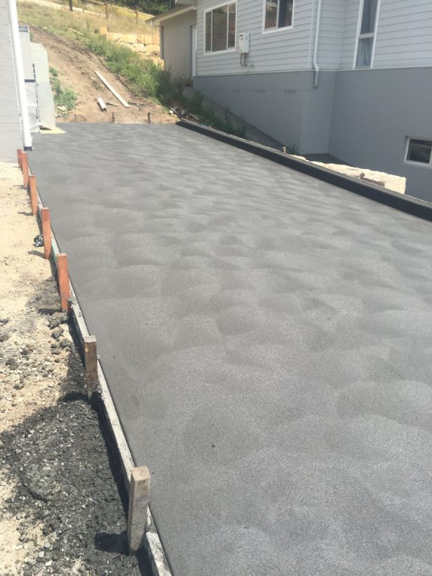 Coloured Concrete with Kerb 2 — Decorative Concrete on the Central Coast, NSW