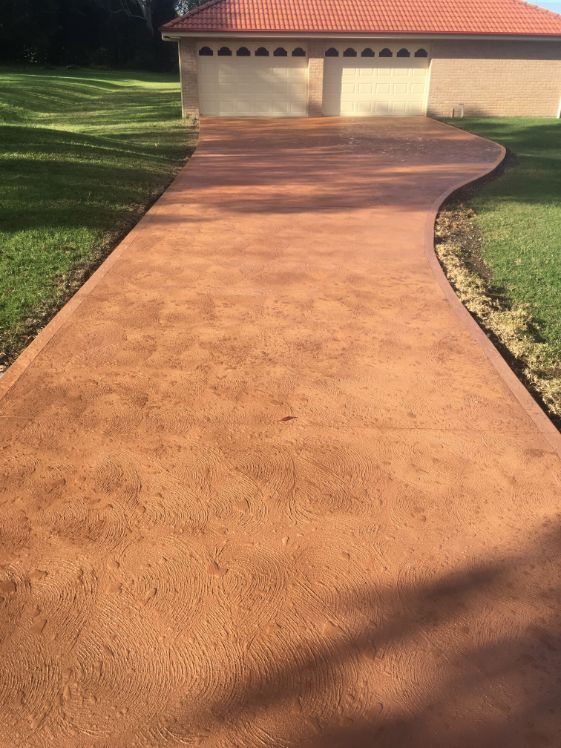 Coloured Concrete — Decorative Concrete on the Central Coast, NSW