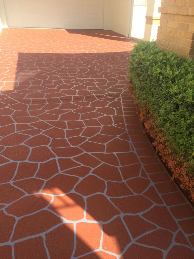 Sprayed Stencil — Decorative Concrete on the Central Coast, NSW