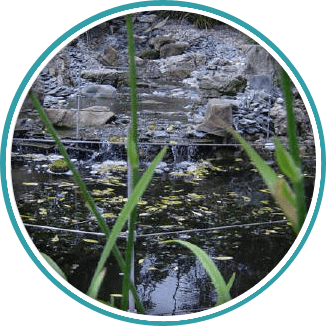 Call 020 8398 5000 for water features that add ambience to your garden Water feature in Cobham designed by Brodie & Hickin Landscapes