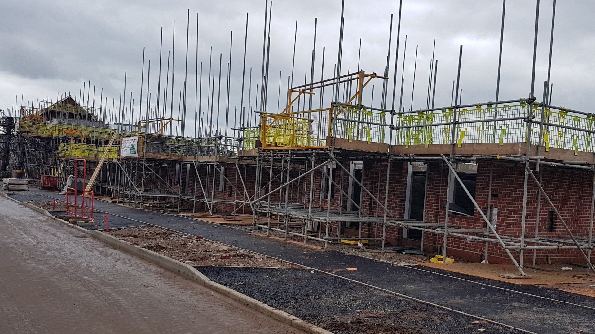 building scaffolding