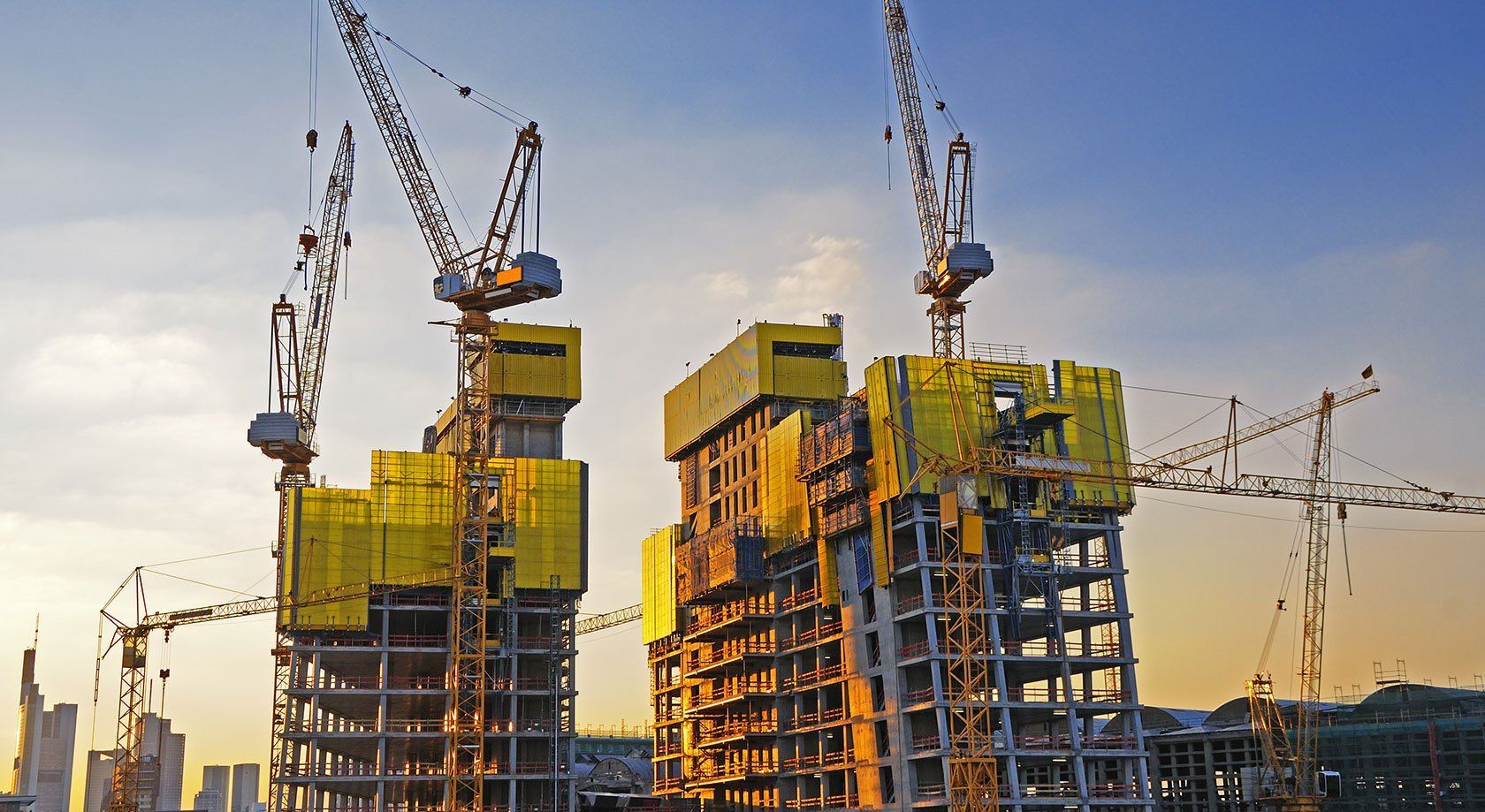 Palazzi in costruzione