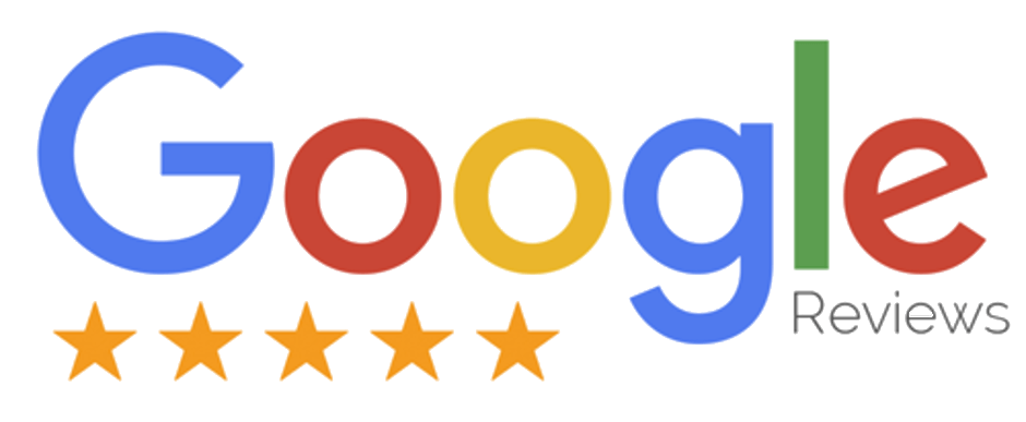 a google logo with five stars on it