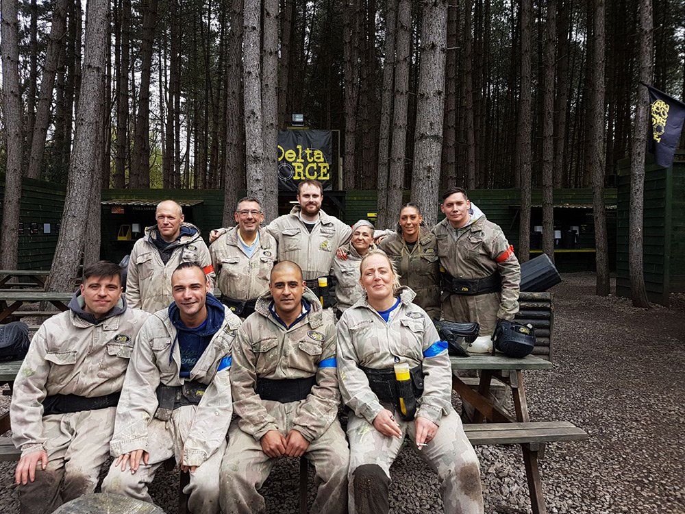 Paintballing