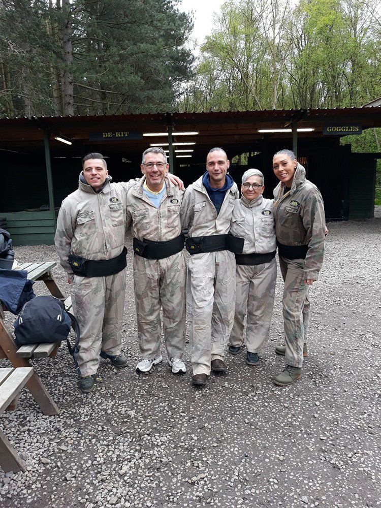 Paintballing