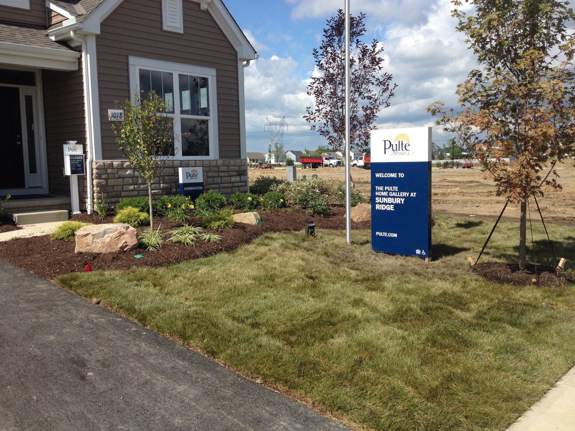 Sign company columbus ohio home builder signs