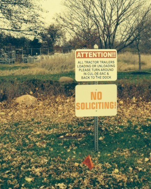 NO Soliciting