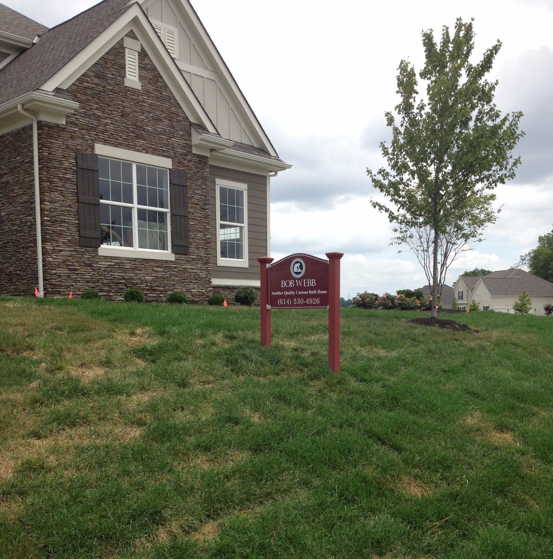 Sign company columbus ohio home builder signs