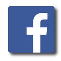 White lowercase letter 'f' centered on a blue, rounded square background, representing the Facebook logo.