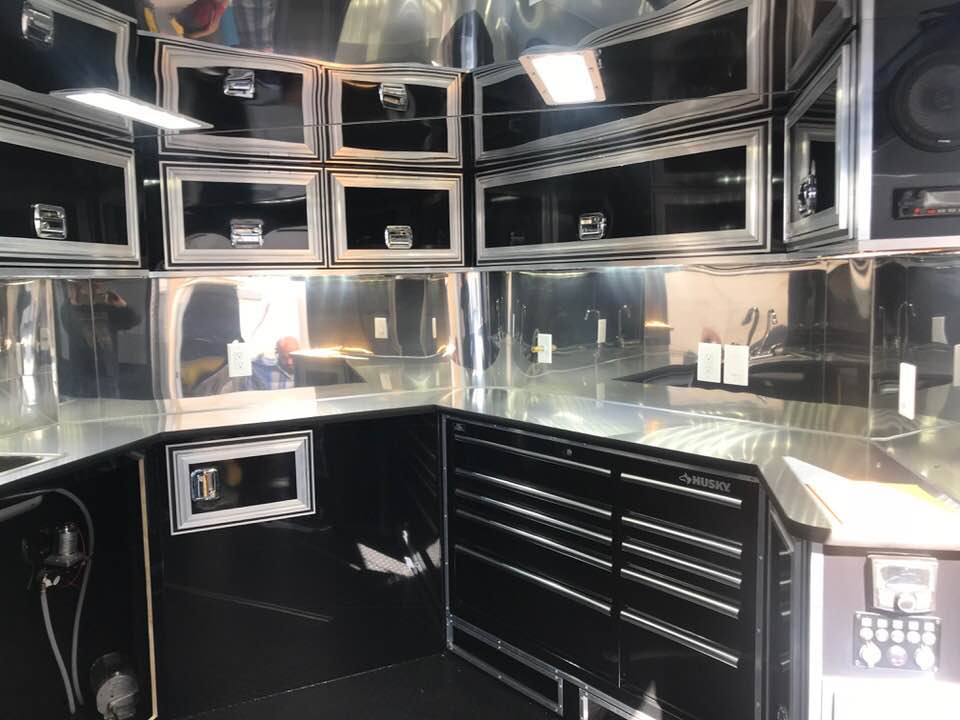 Restroom Trailers — Custom Trailer Modern Interiors in Anaheim, CA