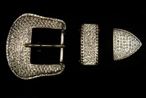 Fibbia con brillantini