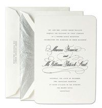 crane wedding cards