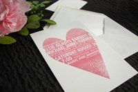 vw letterpressed heart vw letterpressed heart