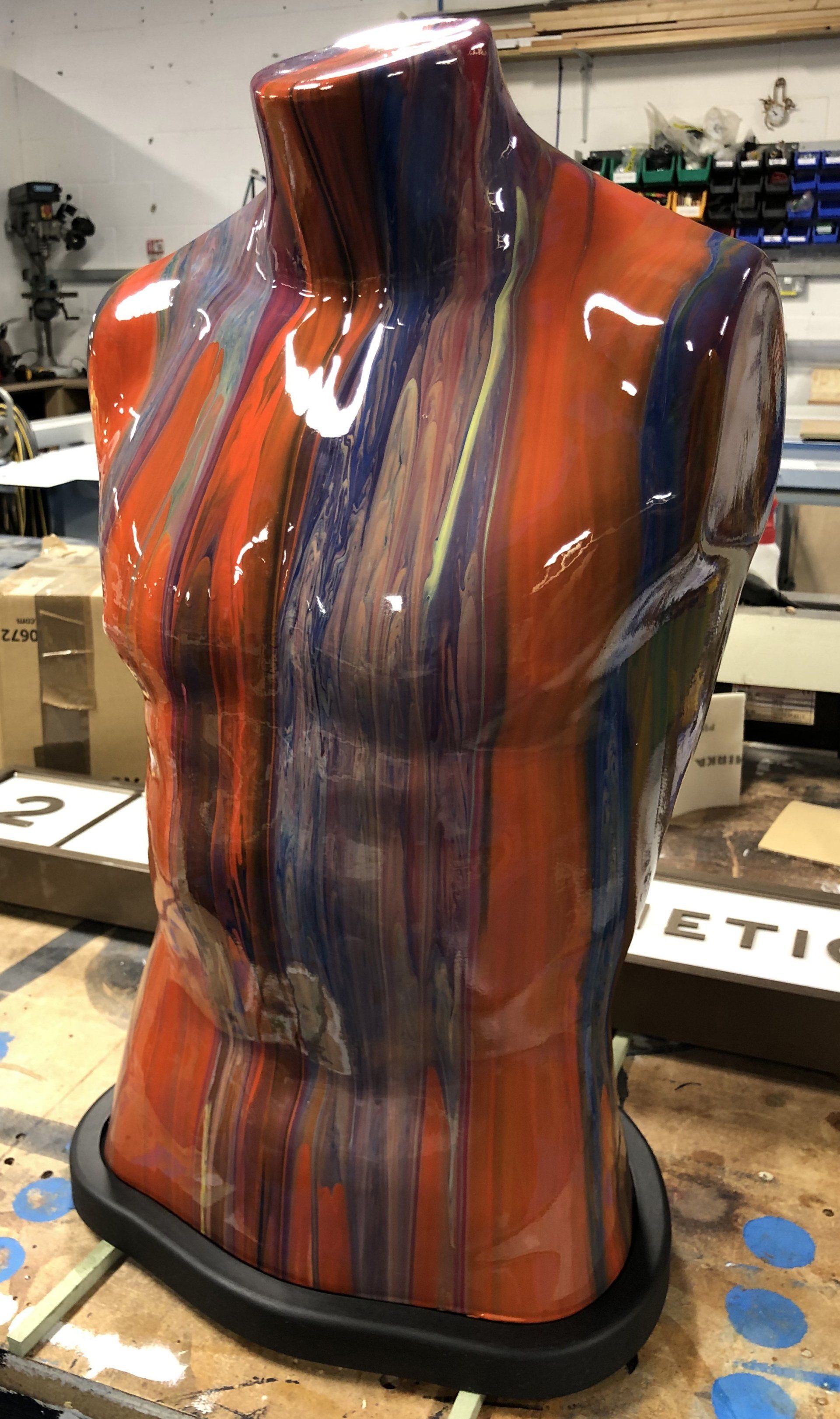 Echo torso print
