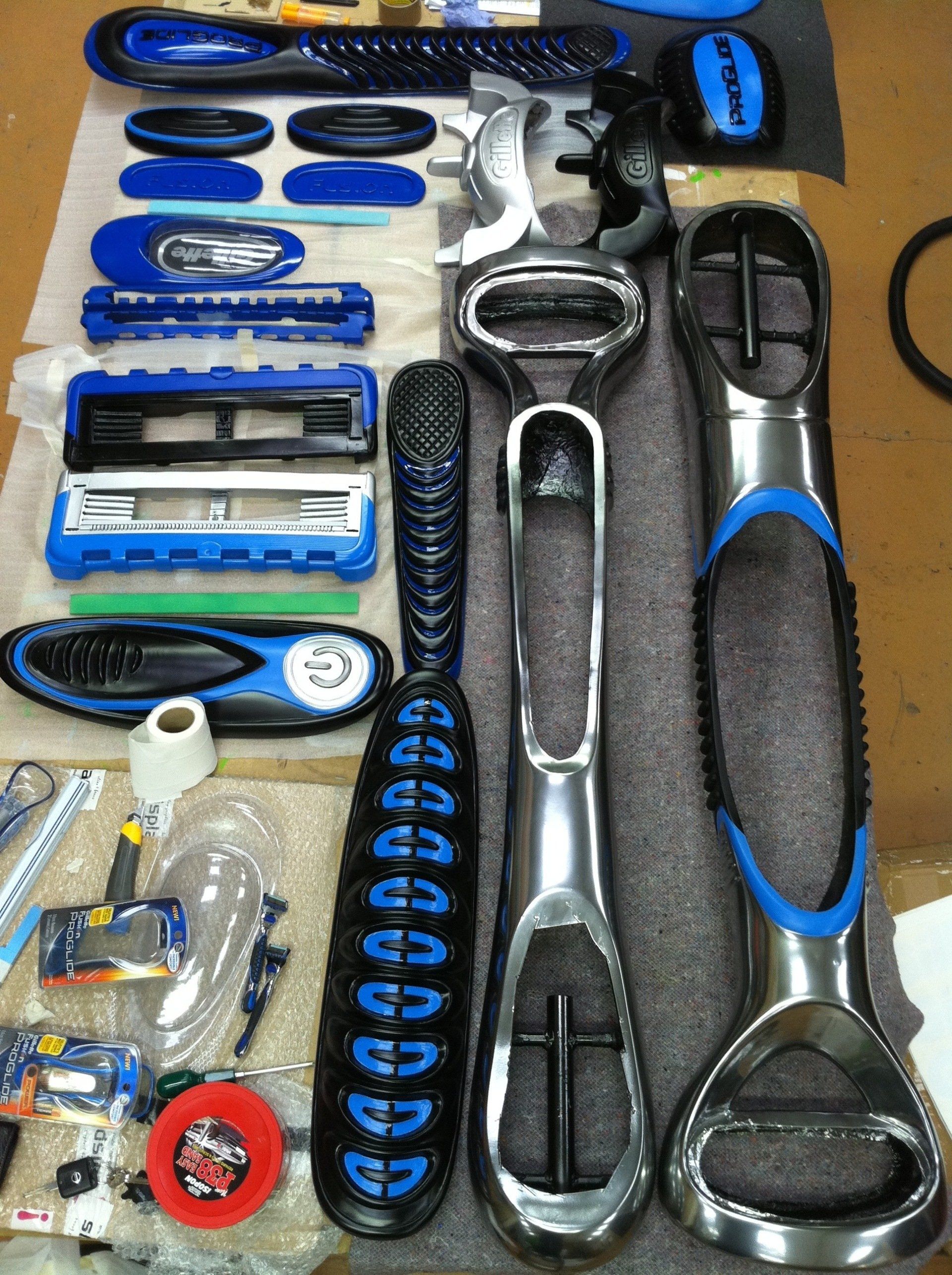 Gillete parts print