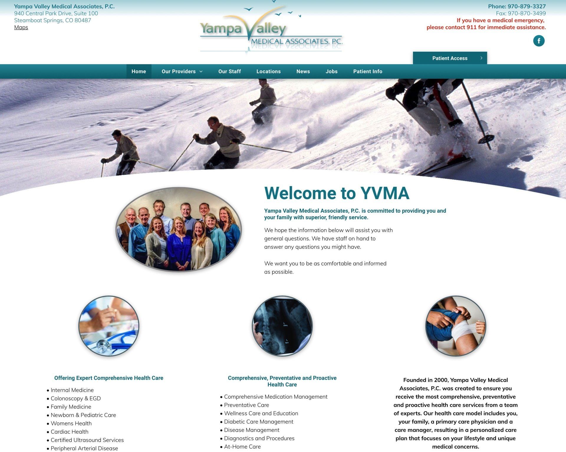 Steamboat Website Design