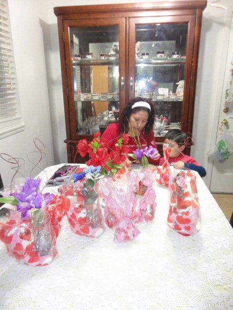 holiday crafting at day care