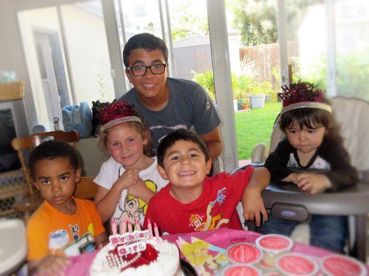 children celebrating at day care