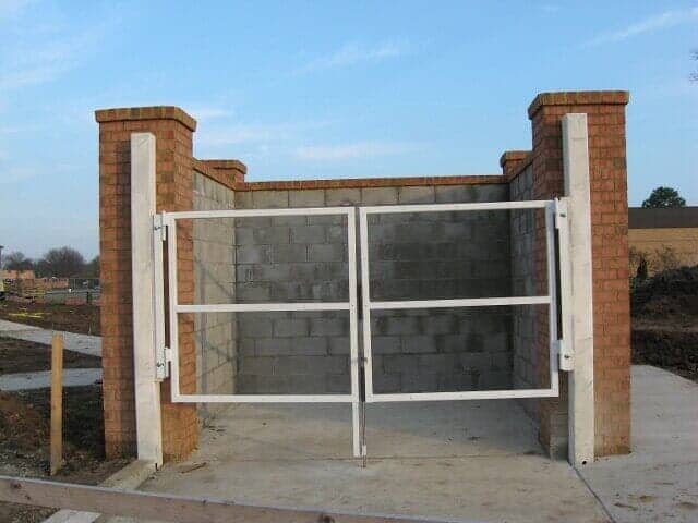 Dumpster gate frame—Welding in Richmond,VA I-95