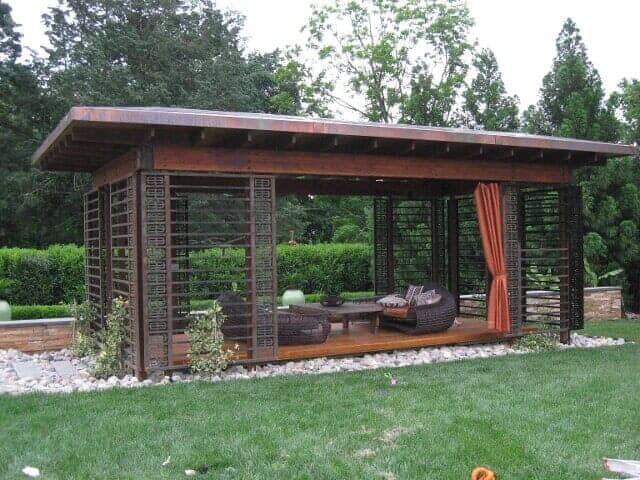 Residential back yard pavillion—Welding in Richmond,VA I-95