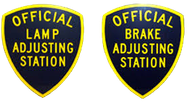 official brake adjusting station