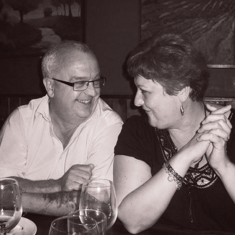 Graham & Linda Graham and Linda owners of Goats and Oats at Garsdale vegan bed and breakfast in yorkshire