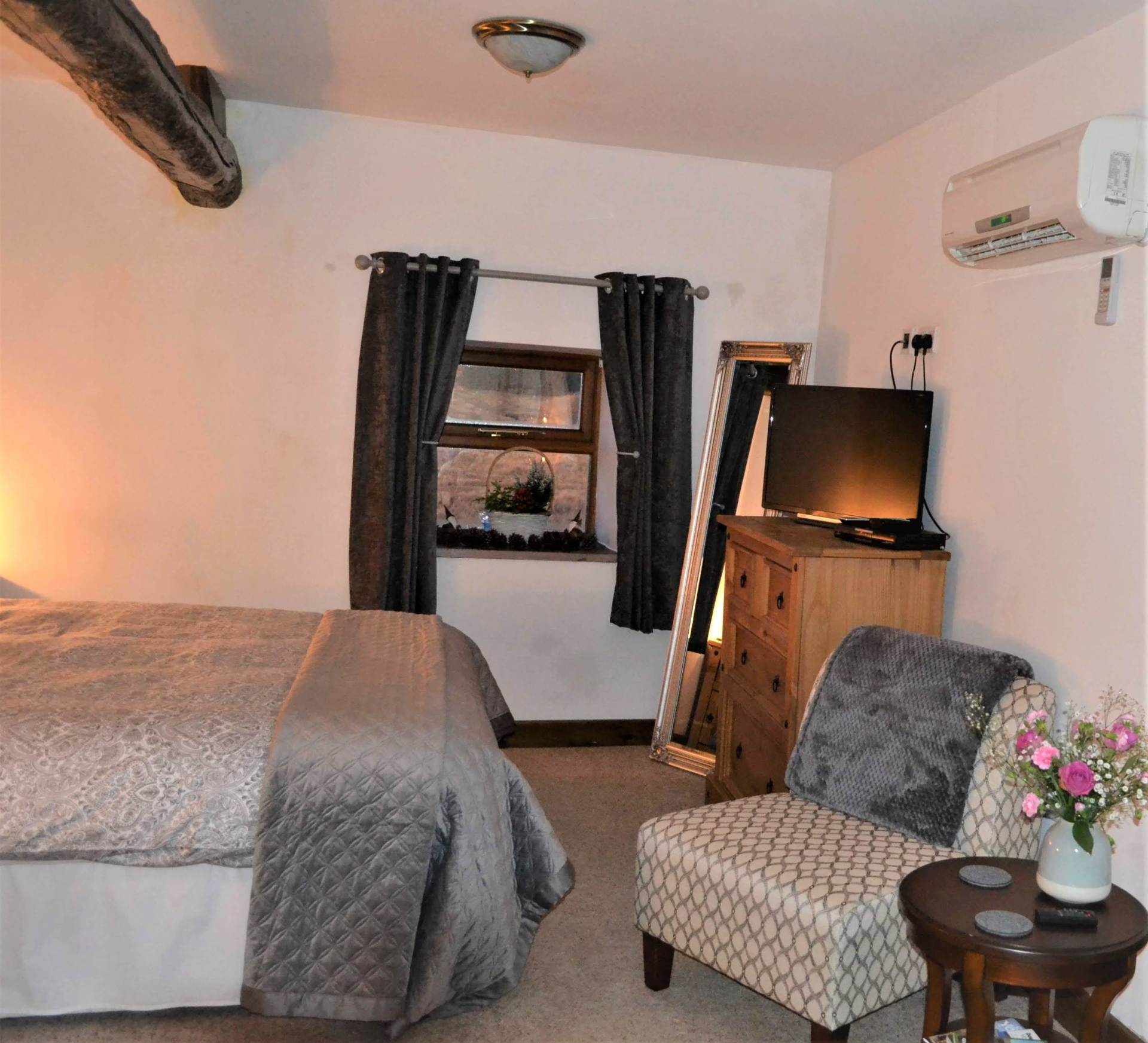 Lady Anne Room at Garsdale House Vegan hotel in Yorkshire