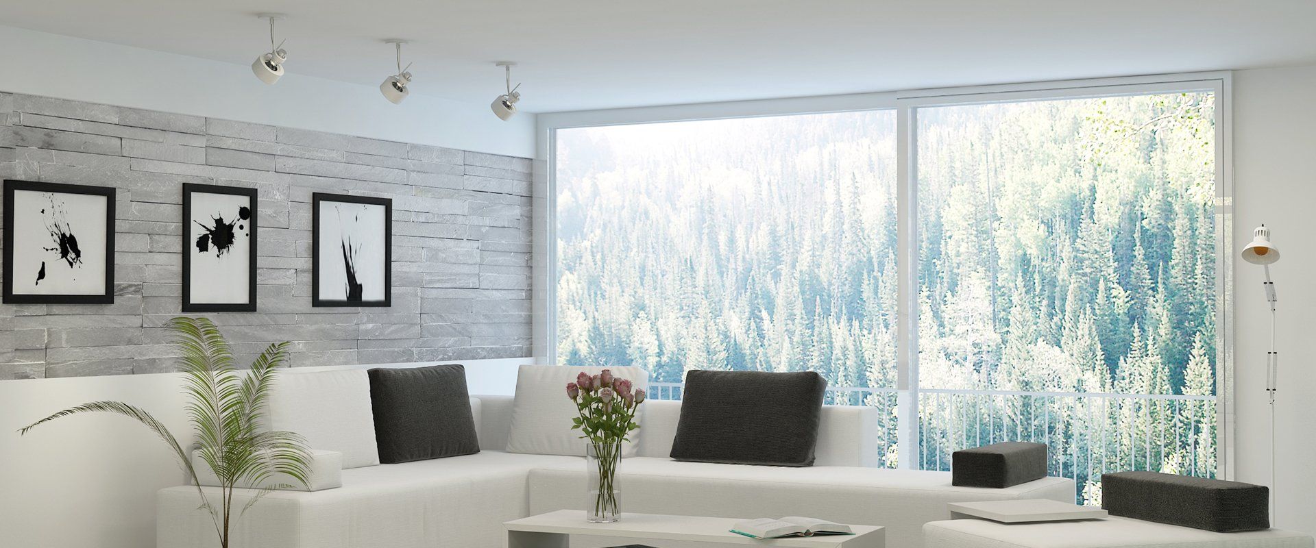 a beautiful room after plastering walls