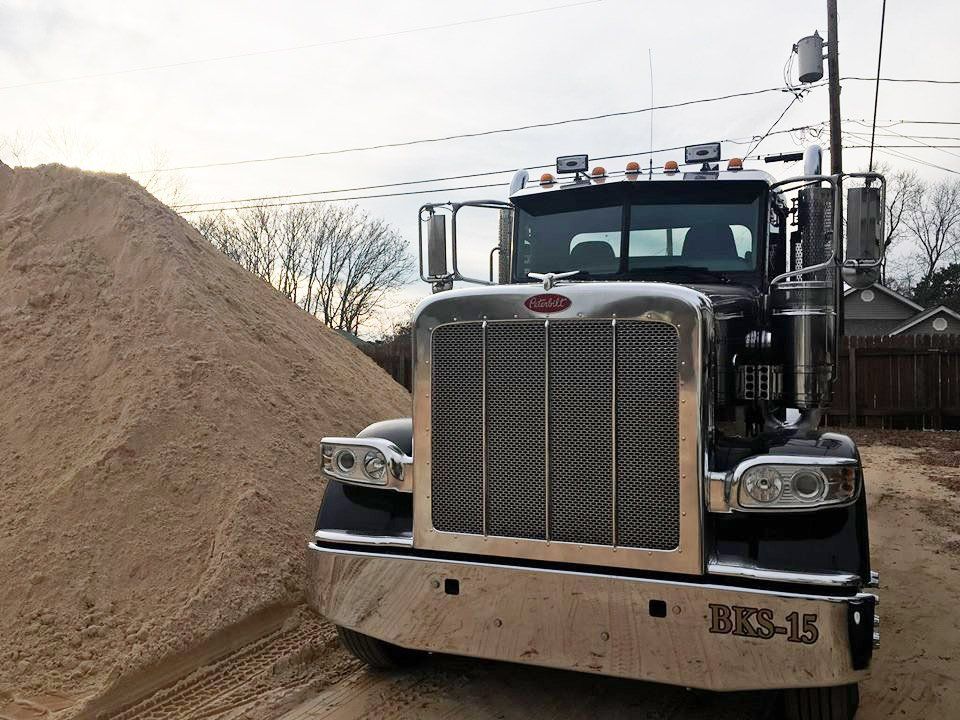 Winston Salem sand and mulch delivery