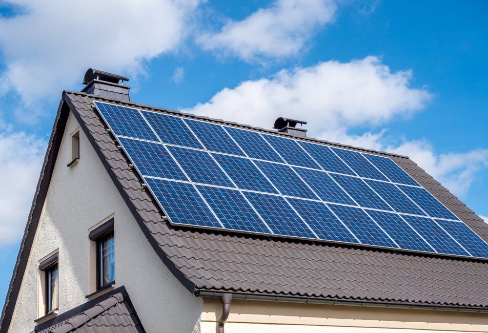 Solar panels on roof — Gutter Pro Townsville in Townsville, QLD