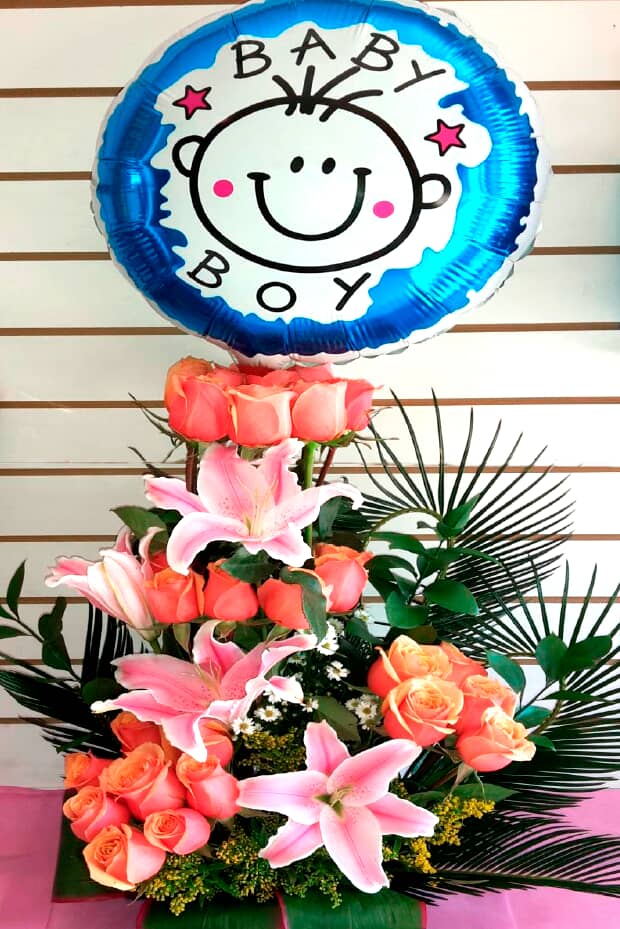 TATY FLORISTERIA - Rosas liliums y globo